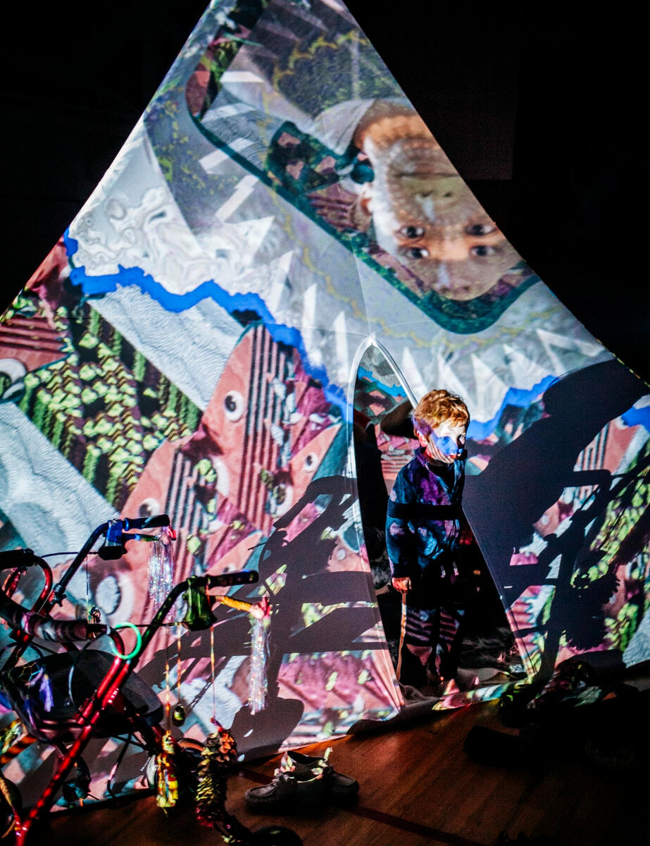 i/me/you\we are infinitely unique together, Video Pyramid & Teaching Residency, Open Signal Portland