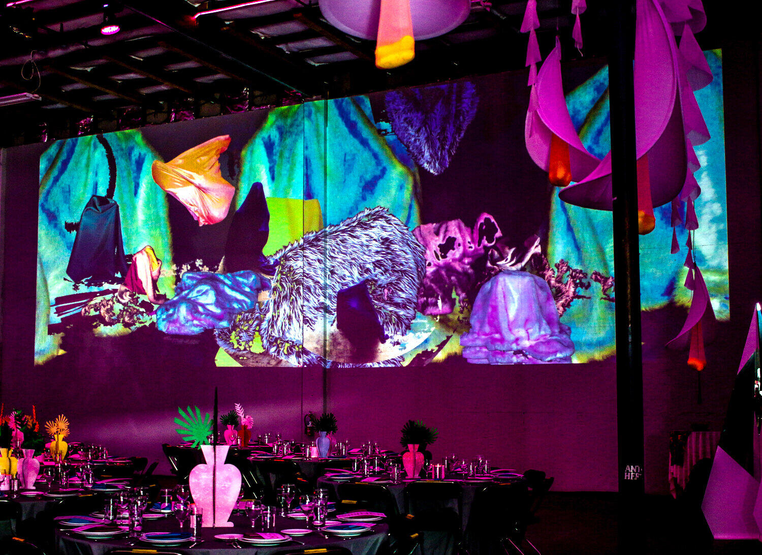 Birth of the Powers of Water, 50' Video Wall, PICA PDX