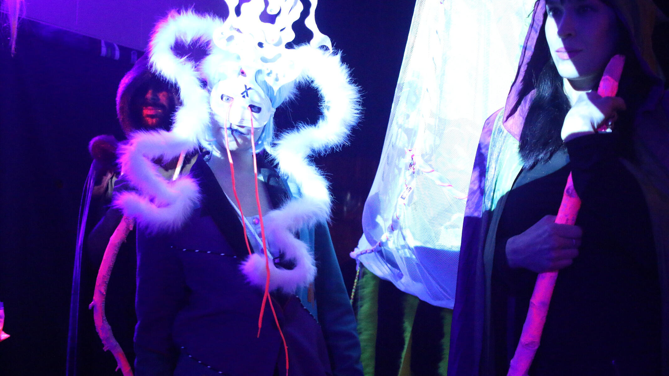 Toybox of Cultural Assumptions, Sound-reactive Video Room, Performance, Sculptural Installation. madelife Boulder